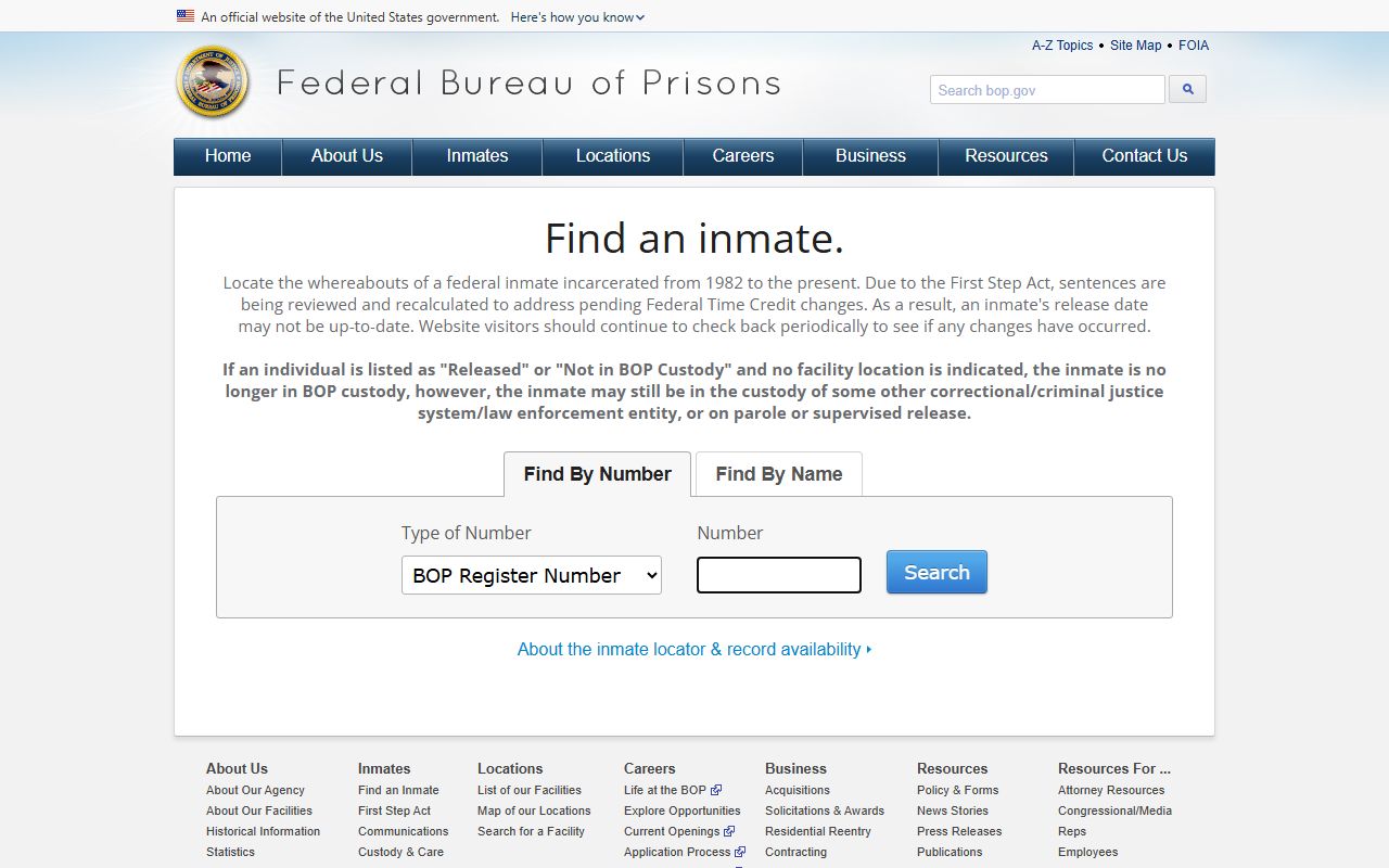 Kitsap County federal Bureau of Prisons inmate locator for release status